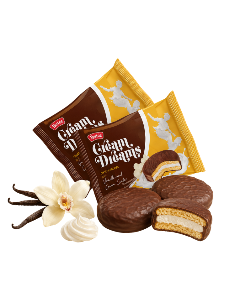 Cream Dreams Dark Chocolate Pies